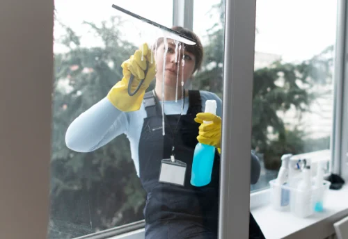 Nettoyage de vitres intérieures et extérieures à Farnay